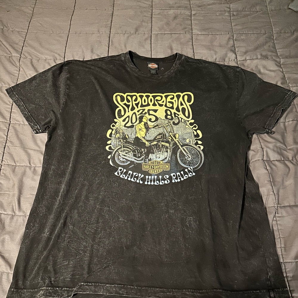 Harley-Davidson 85th Sturgis Black Hills Rally Tee w/ psychedelic graphic
